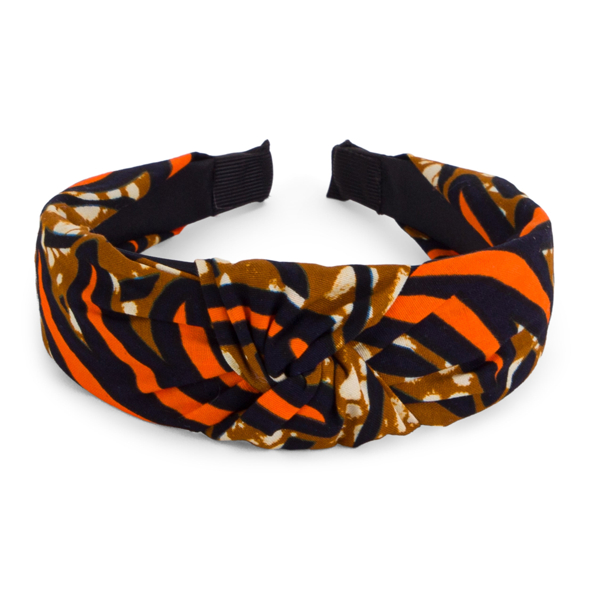 NANA | Orange Ankara Alice Headband
