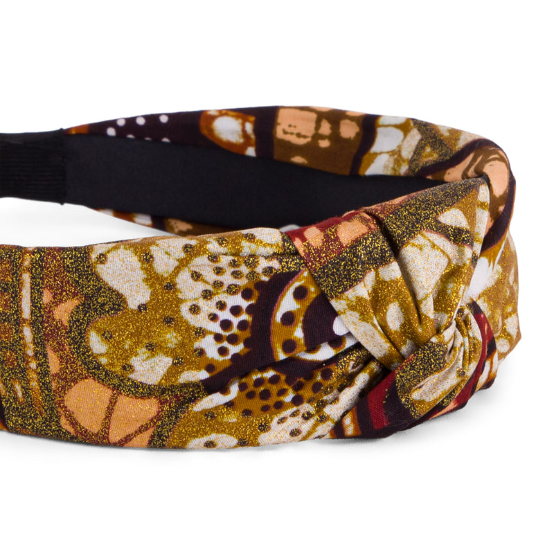 NANA | Golden Ankara Alice Headband