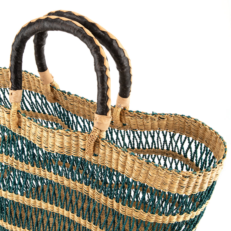 ODOYE Medium See-Through Bolga Basket