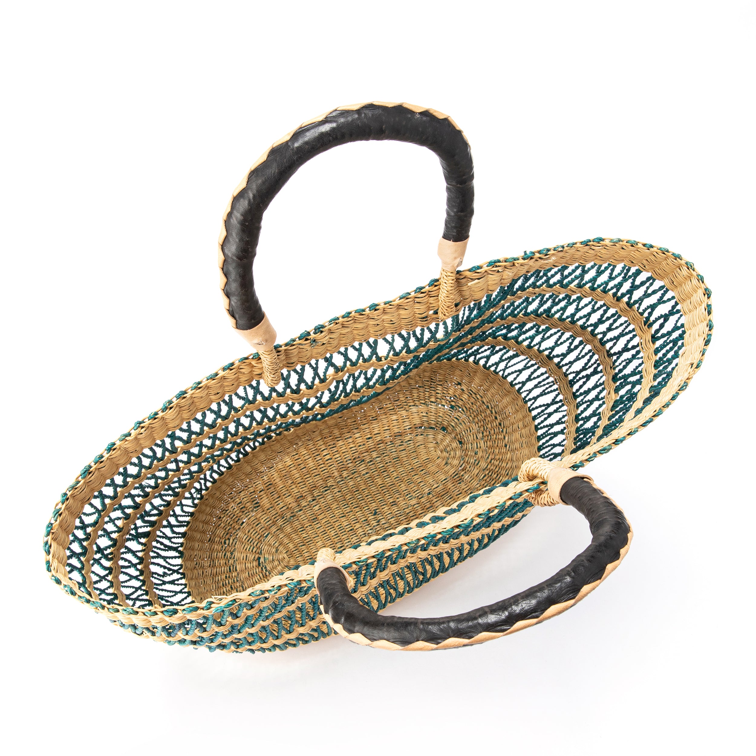 ODOYE Medium See-Through Bolga Basket