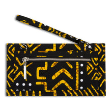 DEKA | Black & Yellow Ankara Wallet