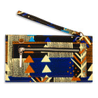 DEKA | Blue Multicolour Ankara Wallet