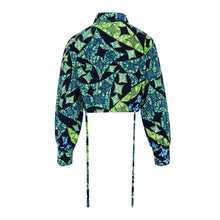 DIJE | Blue Ankara Wax Bolero Crop Jacket