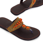 Simba Ladies Orange Maasai Sandals