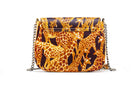 THEMBEKA | Brown Giraffe-Print Ankara Crossbody Bag