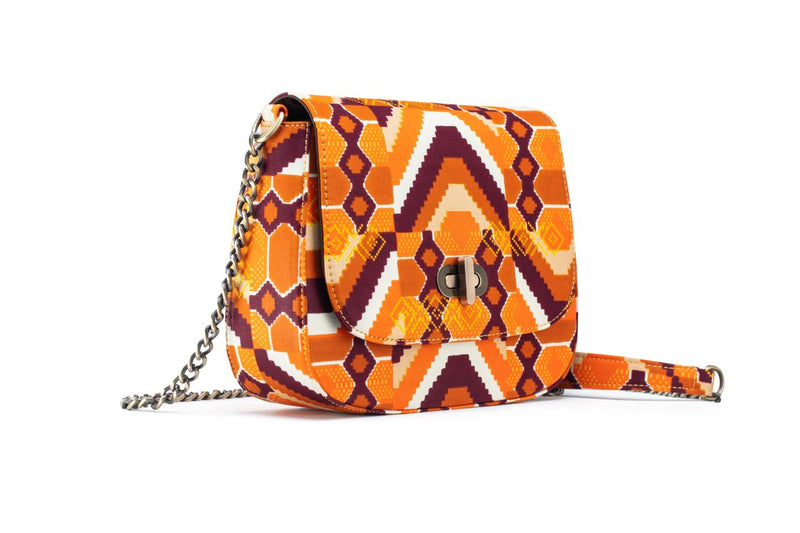 THEMBEKA | Amber Ankara Crossbody Bag