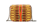 THEMBEKA | Yellow Snakeskin-Print Ankara Crossbody Bag