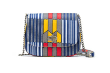 THEMBEKA | Blue Kente Style Ankara Crossbody Bag