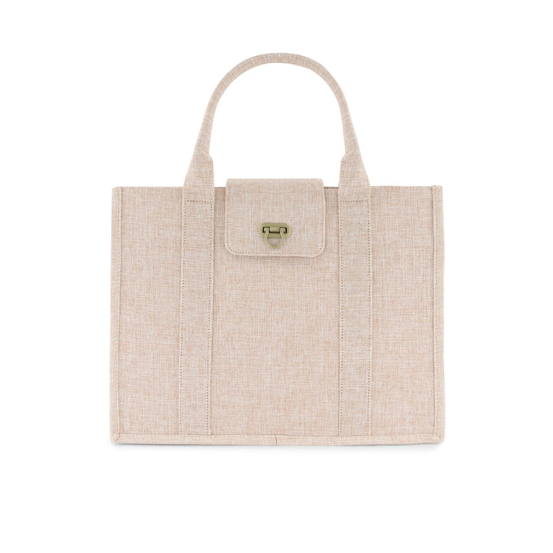 ZVESE | Creamy Beige Travel Tote Bag