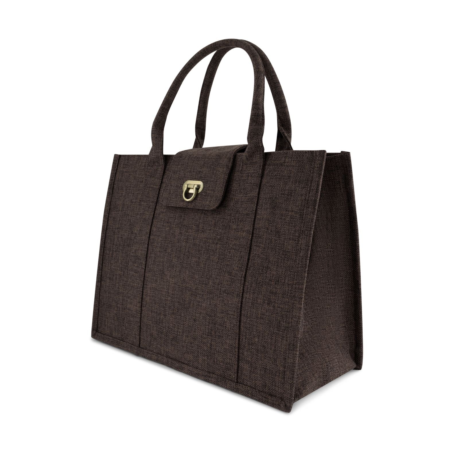 ZVESE | Dark Brown Travel Tote Bag