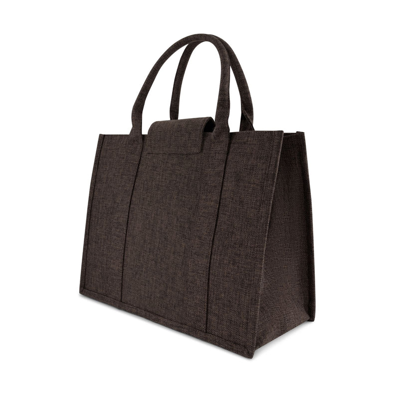 ZVESE | Dark Brown Travel Tote Bag
