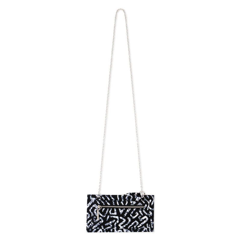 DEKA | Black & White Ankara Wallet
