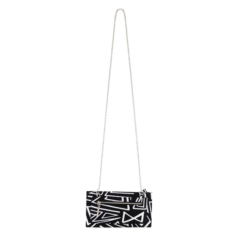 DEKA | Black & White Ankara Wallet