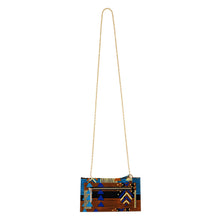 DEKA | Blue Multicolour Ankara Wallet