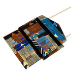 DEKA | Blue Multicolour Ankara Wallet